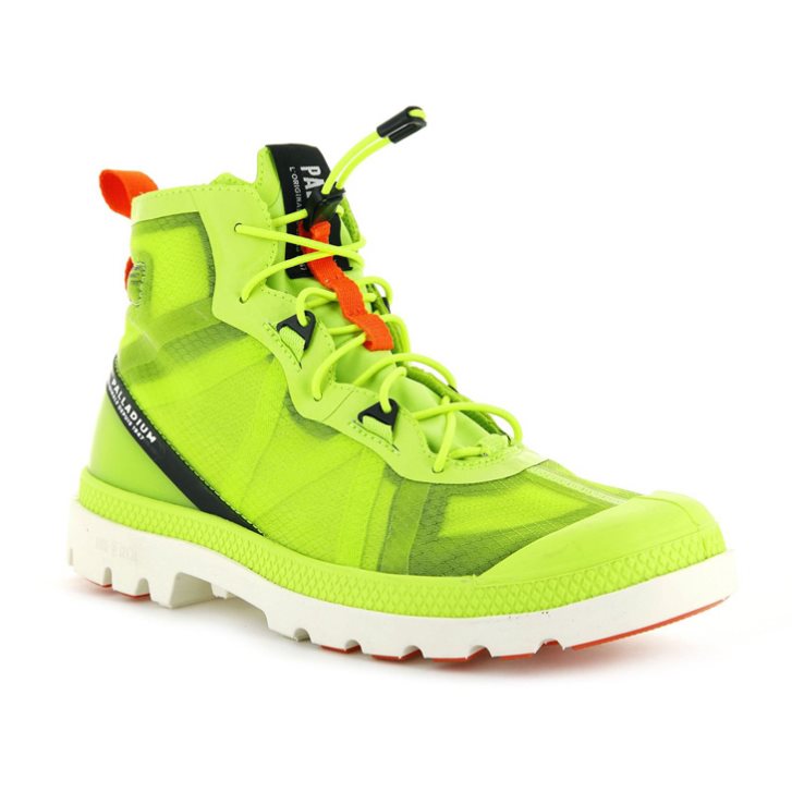 Baskets Palladium Travel Lite+ Adventure High Tops Homme Vert Clair | FR MPF937Q